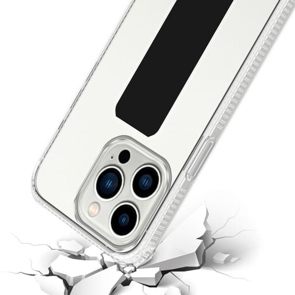 iPhone 11 PRO MAX svart skal med stöd och ställfunktion Svart