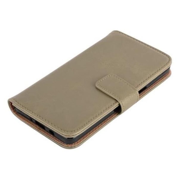 Samsung Galaxy A5 2015 (5) Fodral i CAPPUCINO BROWN by Cadorabo (LYXdesign) Helt skyddsfodral med flipflik