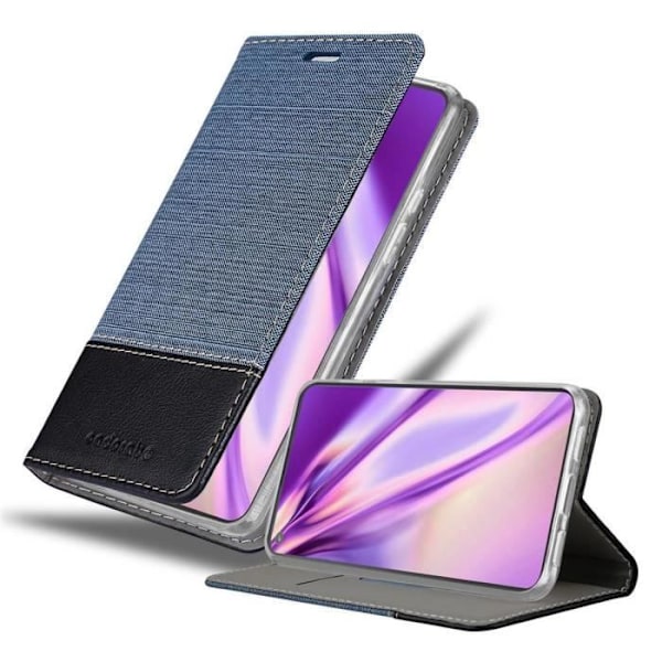 Råd för Google PIXEL 5 XL - CADORABO - BLÅ SVART - Syntetiskt läder - Magnetstängning - Bookstyle-fodral MÖRKBLÅ