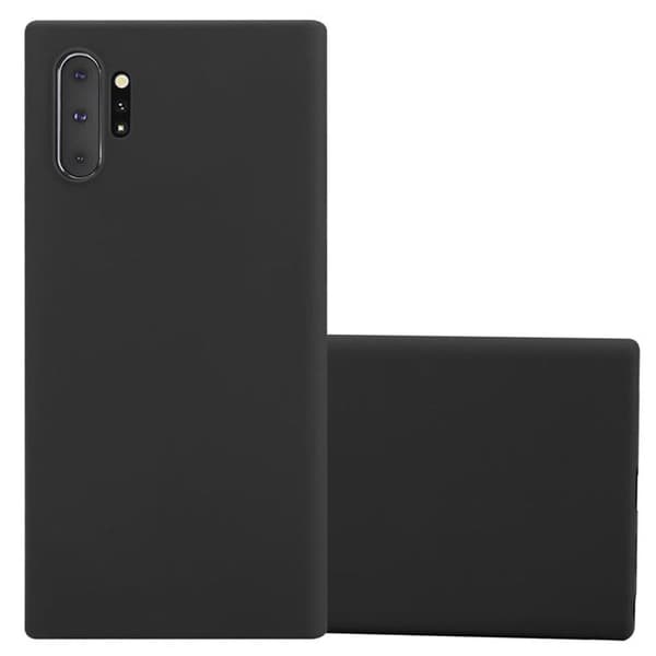 Skyddsfodral för Samsung Galaxy NOTE 10 PLUS CANDY SVART Stötskyddande Silikon Svart