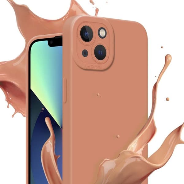 Skyddsfodral för iPhone 13 i FLUID LJUSORANGE Stötsäker Apelsin