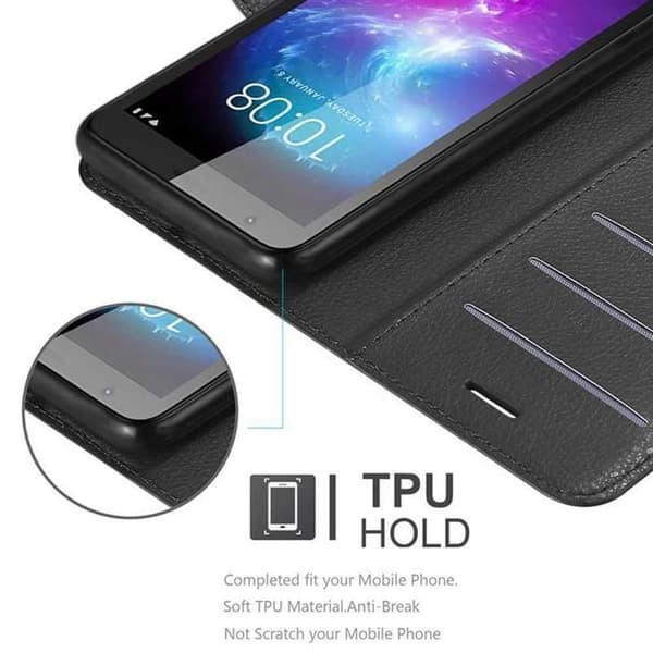 Fodral för ZTE Blade A3 2019 i JET BLACK Svart