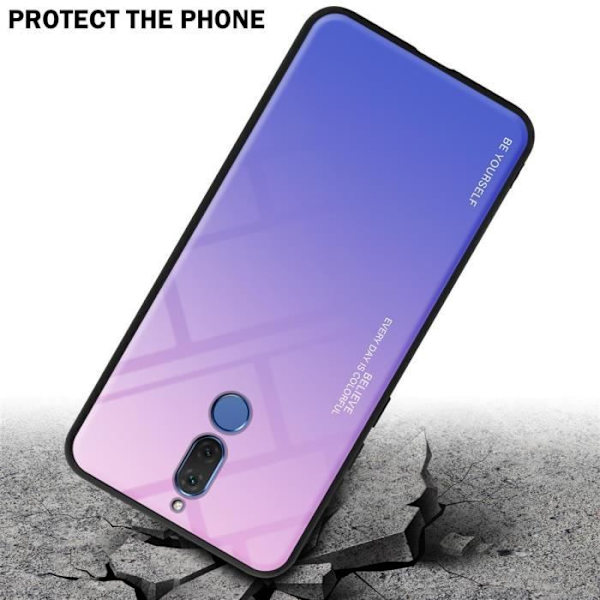 Fodral till Huawei MATE 10 LITE Fodral i ROSA - BLÅT Fodral Skyddsskydd tvåfärgad TPU Rosa, Blå
