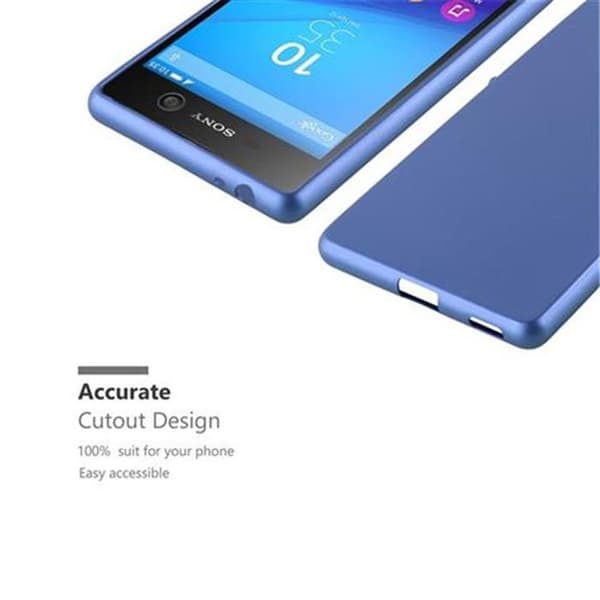 Skyddsfodral för Sony Xperia M5 Skyddsfodral i MATTE METALLBLÅ Design Blå