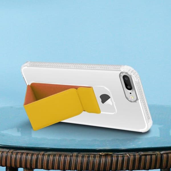 Gul skal för iPhone 7 PLUS / 7S PLUS / 8 PLUS med stöd och ställfunktion Gul