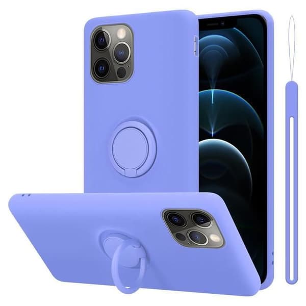 Skal för iPhone 12 PRO MAX i LIQUID LIGHT PURPLE Stötskydd Violett