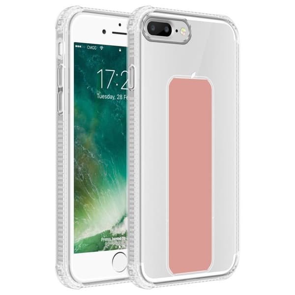 iPhone 7 PLUS / 7S PLUS / 8 PLUS FODRAL ROSA med stöd och ställfunktion Ros