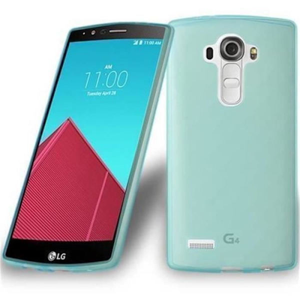 LG MAGNA / G4 MINI skyddsfodral - CADORABO - Transparent blå - TPU silikon - Ultratunn design Blå