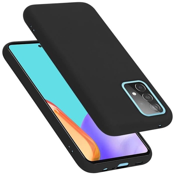 Fodral - CADORABO - Samsung Galaxy A52 (4G/5G) / A52s - TPU silikon - Stötskydd - Tunn och lätt design Svart