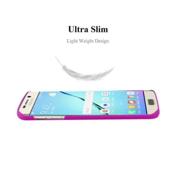 Coque - CADORABO - Samsung Galaxy S6 EDGE PLUS - Skydd 360° - Design tunn och lätt - TPU/Silikon Rosa