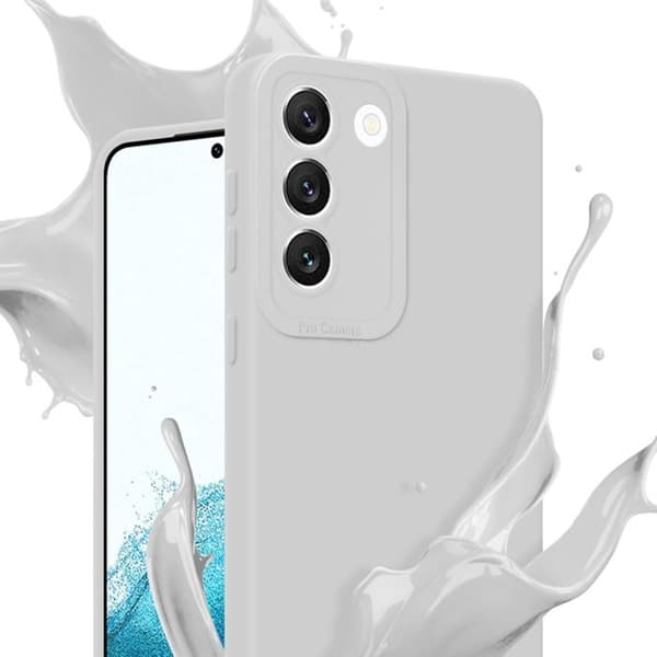 Skyddsfodral för Samsung Galaxy S22 i FLUID VIT Stötsäker Vit
