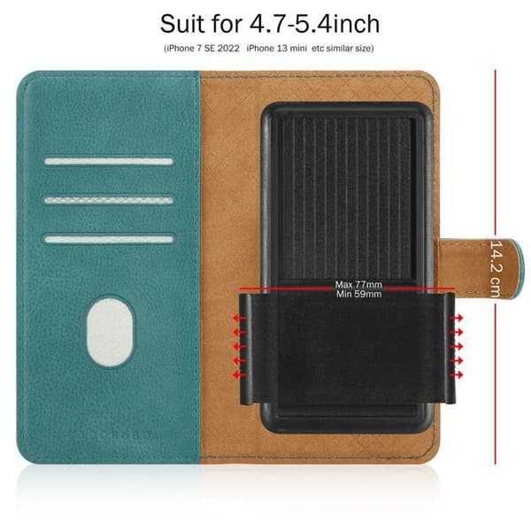 Etui för HTC ONE MINI 2 M8 Fodral i TURKOS Skydd Plånbok Blå