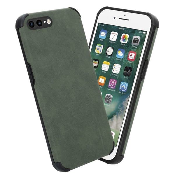 Skal för iPhone 7 PLUS / 7S PLUS / 8 PLUS Grön Smaragdskydd Grön