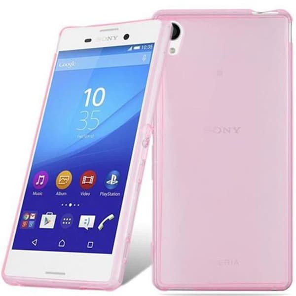 Transparent stötsäker silikonfodral för Sony Xperia M4 AQUA Ros