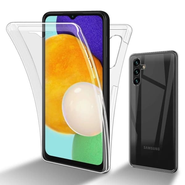 Transparent skydd för Samsung Galaxy A13 5G, helskydd Vit