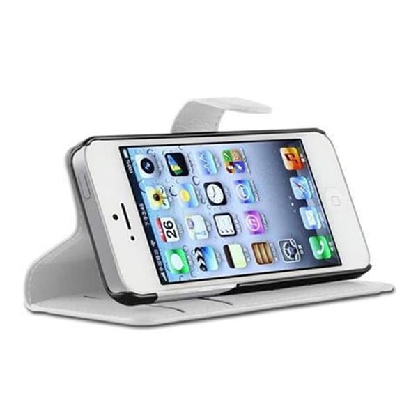 Etui för iPhone 5 / 5S / SE 2016 i VIT ALABASTER Vit