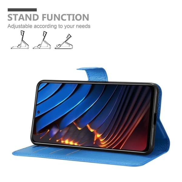 Etui för Xiaomi POCO X3 GT i PASTELLBLÅ Blå