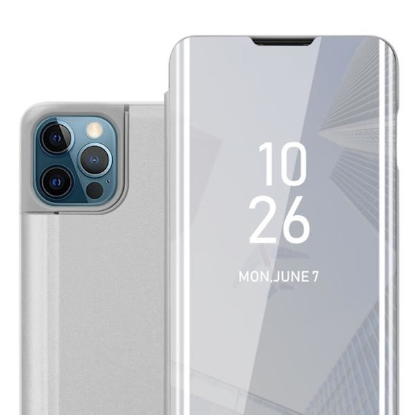 Coque - CADORABO - iPhone 13 - AGAT ARGENT - Clear View - Ställfunktion Pengar