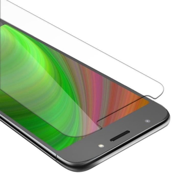 Skärmskyddsfilm - CADORABO - Motorola MOTO E5 - Härdat glas - 0,3 mm - Antistatisk Vit