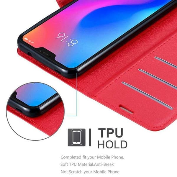 Fodral för Xiaomi Mi A2 LITE / RedMi 6 PRO i KIRSCHRÖD Röd