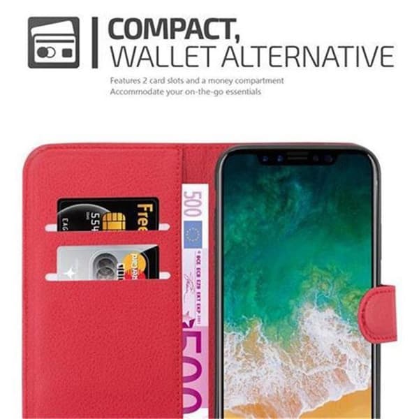 Etui för iPhone X / XS i KIRSCHRÖD Röd
