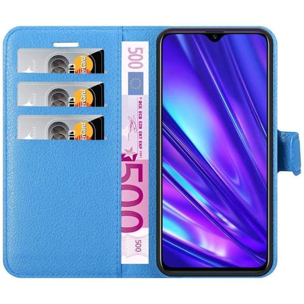 Fodral för Realme 5 / 5i / 6i / C3 i PASTELL BLÅ Blå