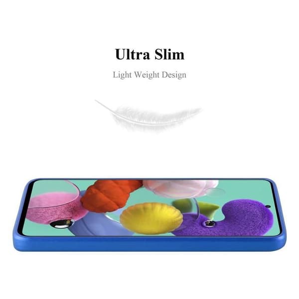 Skyddsfodral för Samsung Galaxy A71 4G Skyddsfodral i MATTE METALLBLÅ Design Blå