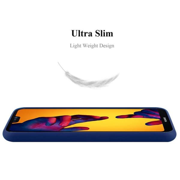 Skyddsfodral för Huawei P20 LITE 2018 / NOVA 3E MÖRKBLEU Stötsäker Silikon Blå