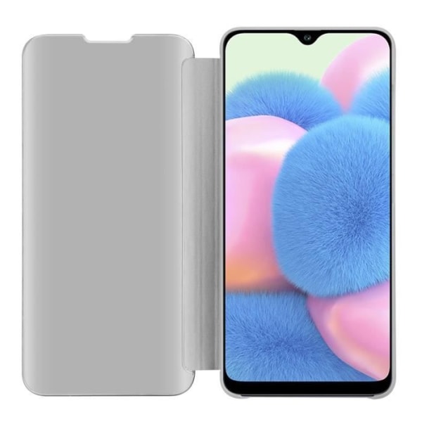 Coque - CADORABO - Samsung Galaxy A50/A50s/A30s - Clear View - Silver - 360° skydd Pengar
