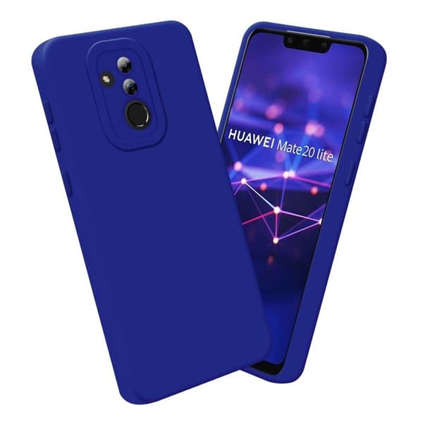 Skyddsfodral för Huawei MATE 20 LITE i FLUID BLÅ Stötsäker Skyddsfodral Blå