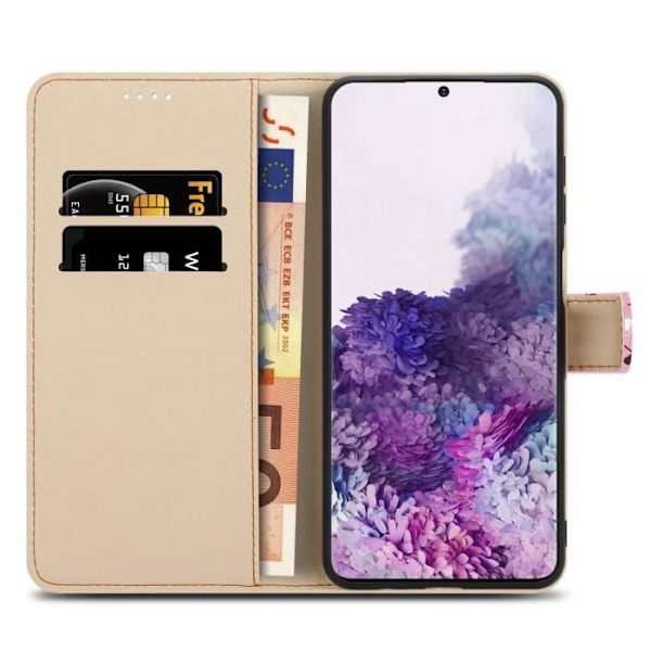 Coque - CADORABO - Samsung Galaxy S20 PLUS - Regn av Blommor Nr. 6 - Konstläder - Magnetisk stängning Blomregn Nr. 6