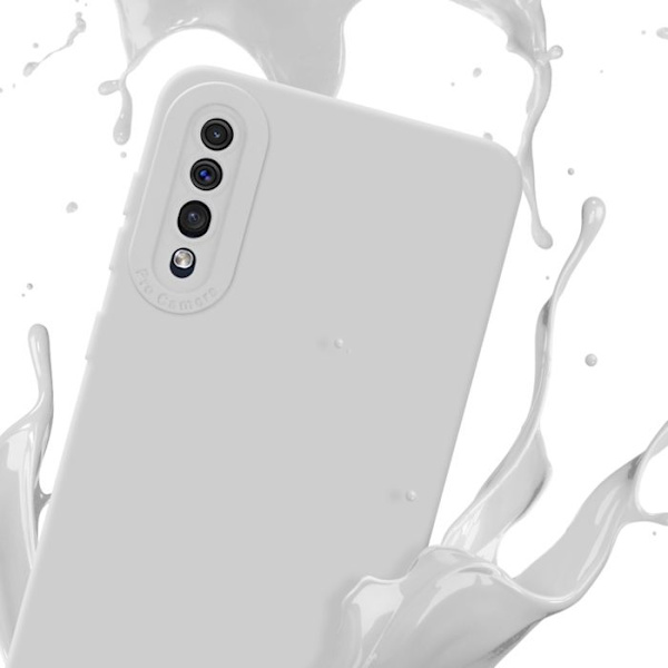 Fodral för Samsung Galaxy A50 4G / A50s / A30s i FLUID WHITE Fodral i flexibelt TPU silikonskydd Vit