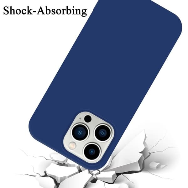Skal för iPhone 14 PRO MAX Stötabsorberande i LIQUID BLUE Blå