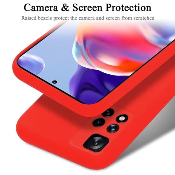 Skyddsskal för Xiaomi RedMi NOTE 11 PRO+ Stötskydd i LIQUID RED Röd