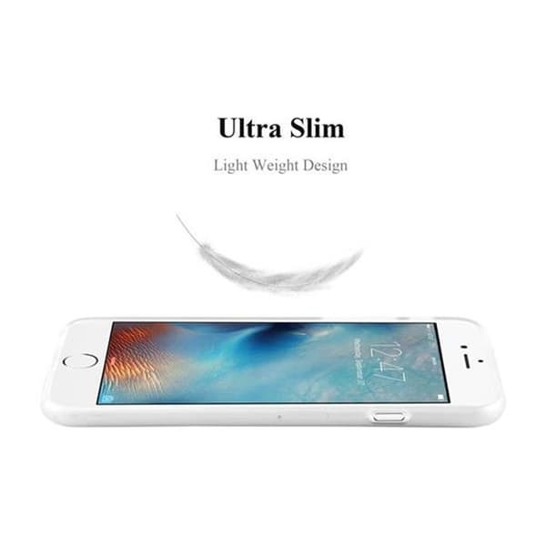 Skal för iPhone 6 / 6S UGGLE SVART Stötabsorberande skydd med modern tryck Vit