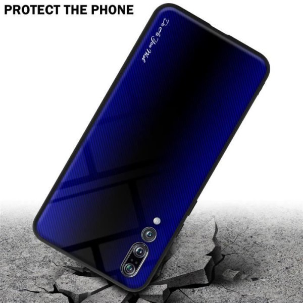 Fodral till Huawei P20 PRO / P20 PLUS i COBALT VIOLET Cadorabo Cover Protection i härdat glas och TPU silikon