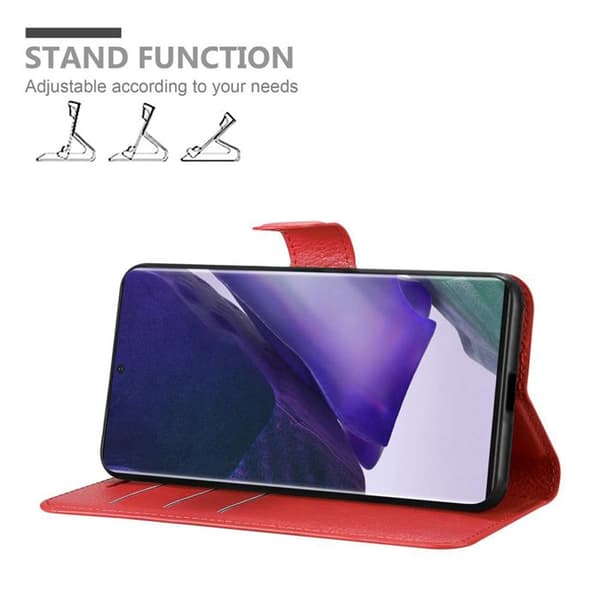 Fodral för Samsung Galaxy NOTE 20 PLUS i KIRSCHRÖD Röd