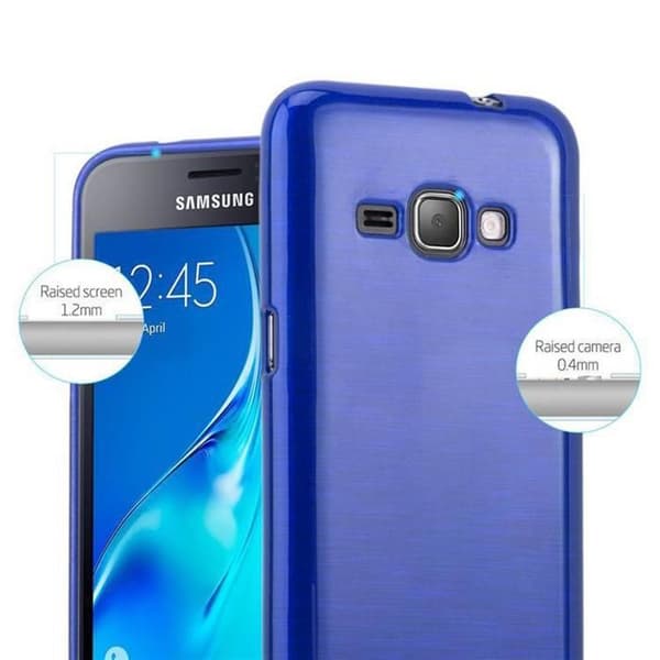 Skyddsfodral för Samsung Galaxy J1 2016 BLÅ Stötabsorberande Blå