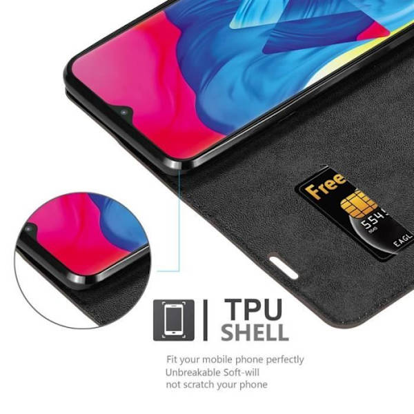 Cadorabo Fodral för Samsung Galaxy M10 i KAFFEBRUNT