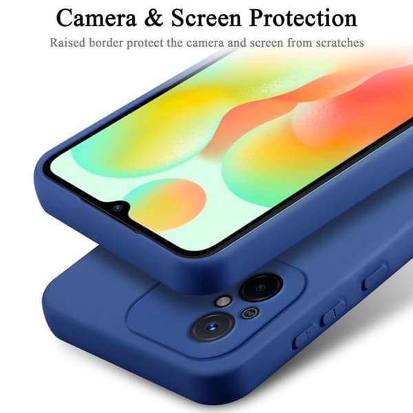 Skyddande skal för Redmi 12C Stötsäker i LIQUID BLUE Blå