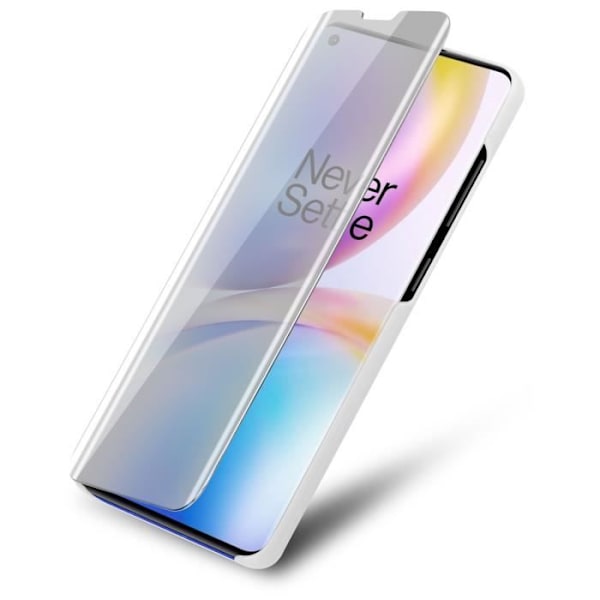 Coque för OnePlus 8 PRO - CADORABO - Clear View - Spegel skydd 360 grader - Magnetisk - Hård Pengar
