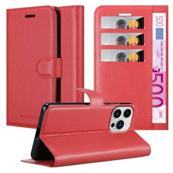 Etui för iPhone 14 PRO MAX i KIRSCHRÖD Röd