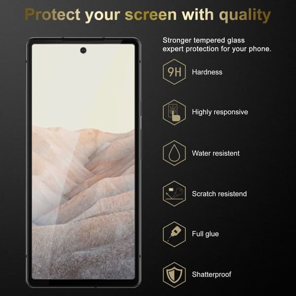 Helt härdat skärmskydd för Google PIXEL 6