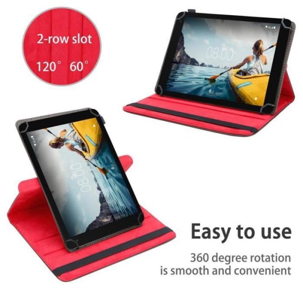 Tablettfodral för Medion LifeTab P10610 i brunt 5 Cadorabo Cover 360 graders skydd i konstläder