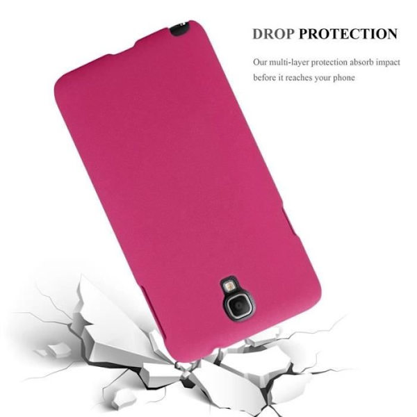 Coque - CADORABO - Samsung Galaxy NOTE 3 NEO - Hårda Skydd - Matt Design - Rosa Färg Rosa