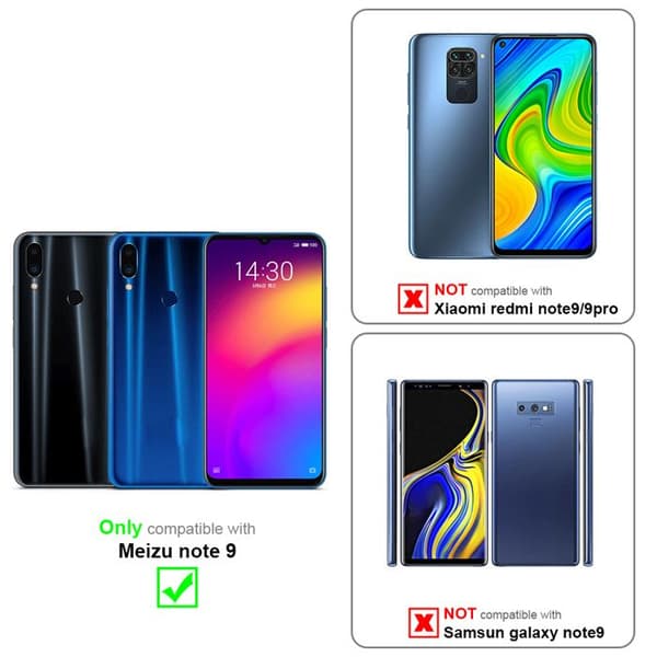 Etui för MEIZU NOTE 9 Skal i ÄPPLE RÖD Röd
