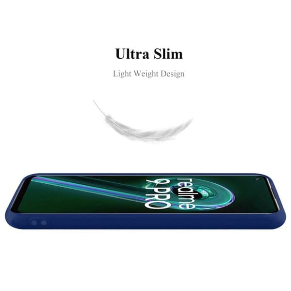 Skyddsfodral för Realme 9 4G / 9 PRO+ CANDY MÖRKBLEU Stötskydd Silikon Blå