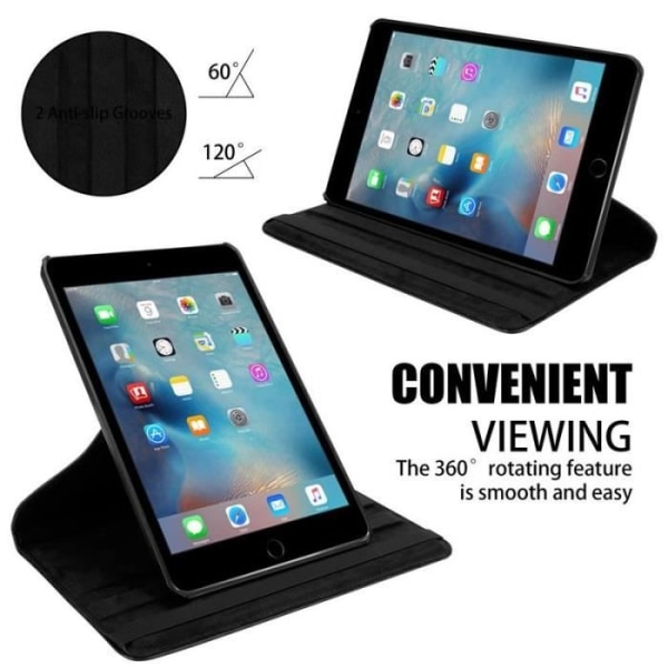 Cadorabo Fodral till Apple iPad 2 - iPad 3 - iPad 4 i Svart - UTAN automatisk väckning