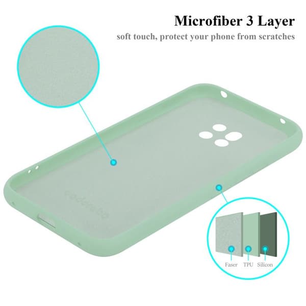 Skal för Huawei MATE 20 PRO Stötabsorberande i LIQUID LIGHT GREEN Grön