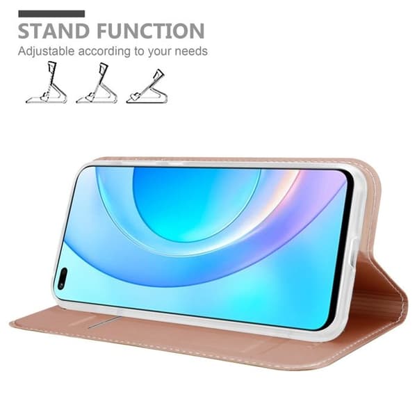 Fodral med lock för Honor 50 LITE Etui i CLASSY GULD ROSÉ Plånbok Stötsäker Ros